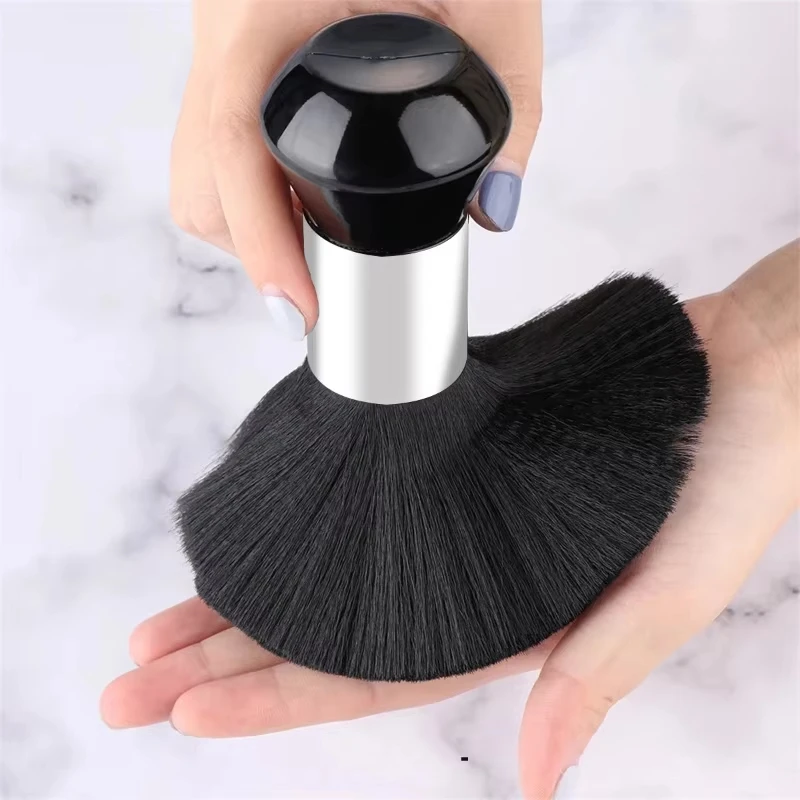 Soft Hair Cut Brush Cleaning Tool Hairdressing Sweeping Neck Cleaning Duster Hair Cutting Brush Barbershop Barber Accessories