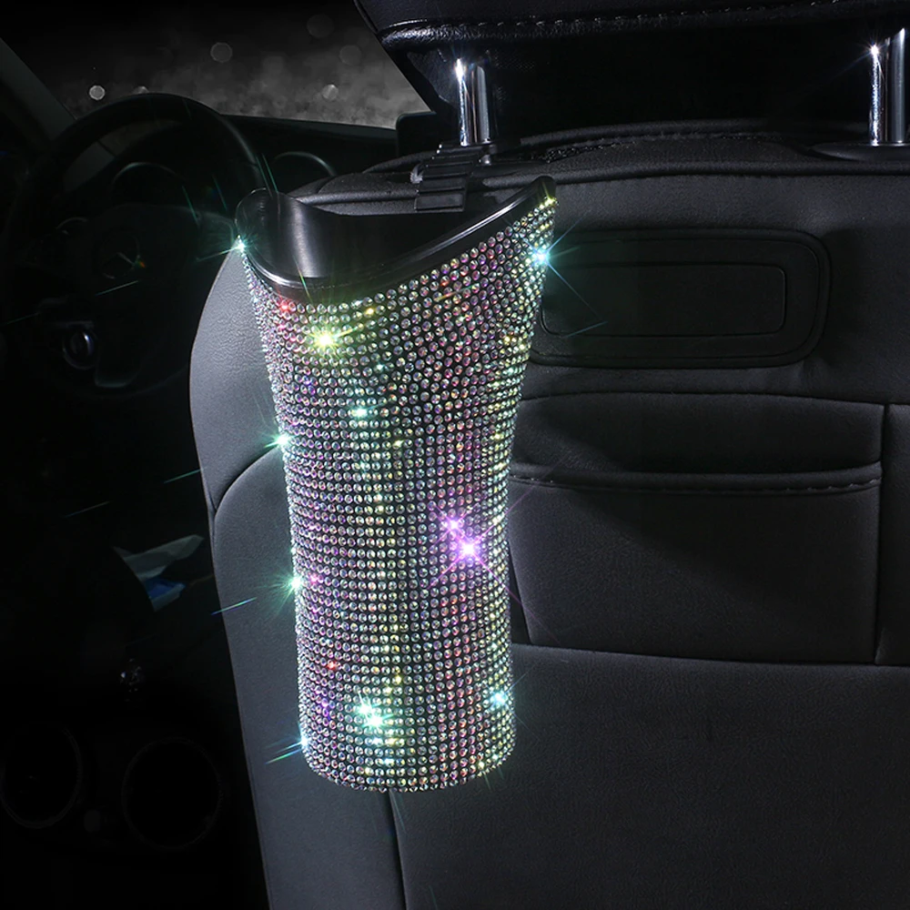 Car Umbrella Holder Storage Box Organizer Barrel Car Hanging Water Bottles Rack Accessories for Woman