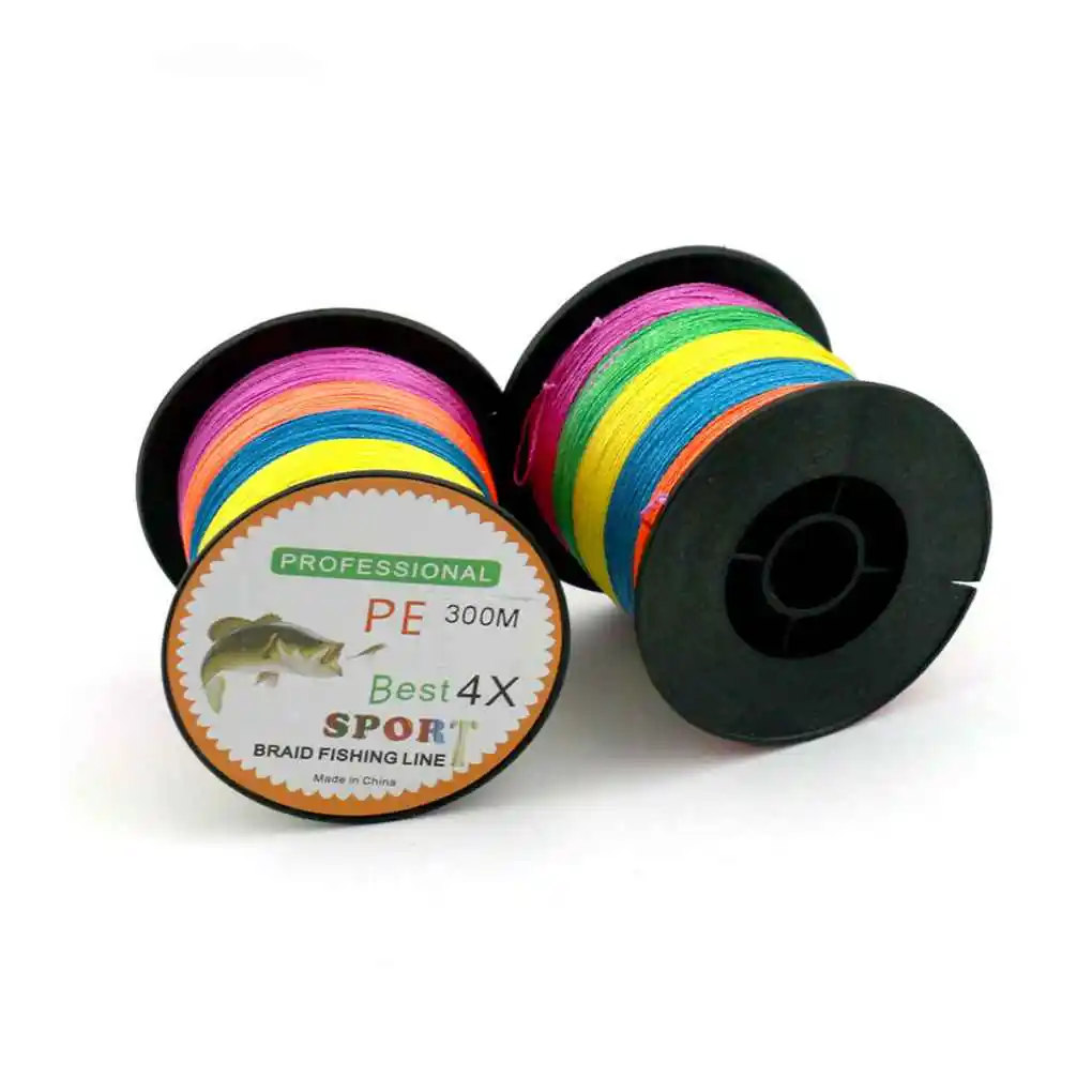 

Colorful Fishing Line 300M Braided Fish Line String 4 Strands Fishing Rope Cord Fishing Tackle 6 0 60LB