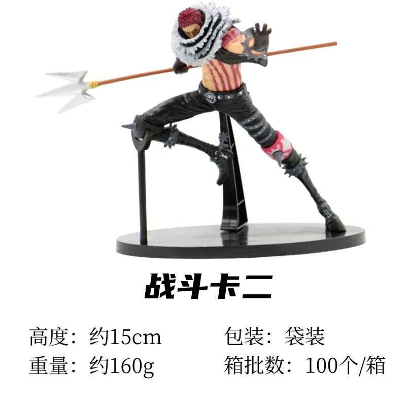 One Piece Charlotte Katak Luffy Gear 5 Action Figure Nika Statue Figurine Pvc Model Doll Collection Kids Toy Gifts