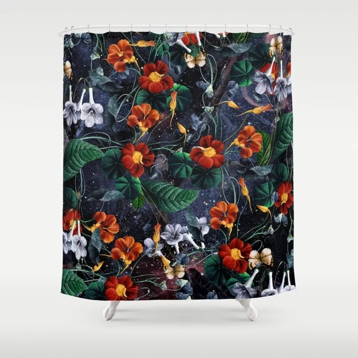 Shower Curtains Abstract Plant Character Monkey Flower Bathroom Curtain Home Decor Waterproof Personality Shower Curtain cortina de la ducha