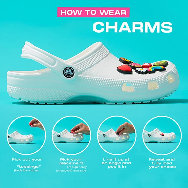 DIY Cute Croc Charms Designer Luxury Cartoon Bear Shoe Charms for Crocs  Fashion Clogs Shoe Accessories for Girl and Kids Quality