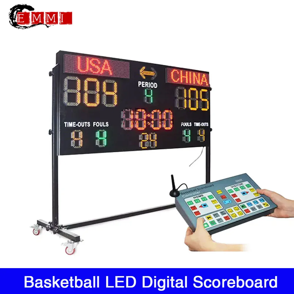 Tabellone Segnapunti A Led Di Buona Qualità Tabellone Segnapunti Elettronico A Led Per Pallacanestro Tabellone Segnapunti A Led Per Il Basket