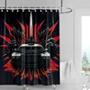 Car Pattern Shower Curtain Waterproof Bathroom Partition Curtain Bathroom shower curtain hooks 90x180cm 180x200cm 5