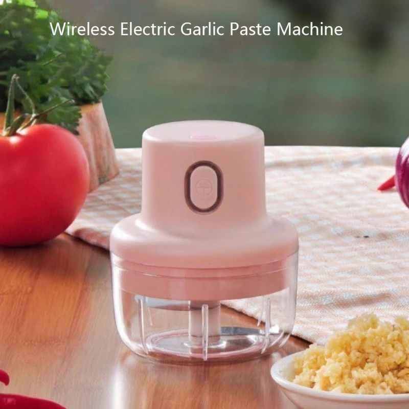 

USB Electric Mini Portable Blender Meat Chopper Fruit Grinder Baby Food Machine Vegetable Garlic Mincer Kitchen Peeling Garlic