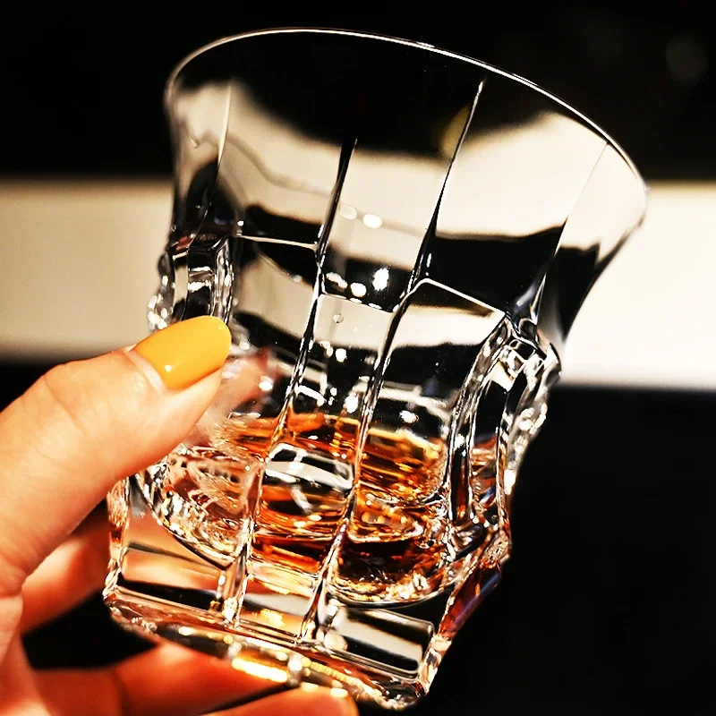 Household Bohemia Crystal Whiskey Glass Red Wine Cups Beer Cup Wine Bottle Set for Bar Tool Barware Glass Crystal Water Cup