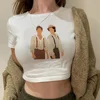 the Vampire Diaries streetwear  vintage crop top Woman gothic  cute goth crop top tee 3