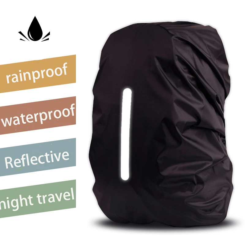 Reflective Waterproof Backpack Cover Backpack Rain Cover Waterproof