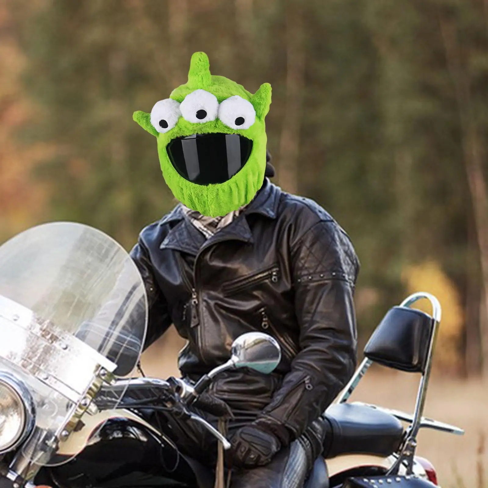 

Motorcycle Helmet Cover Outdoor Winter Cutie Men and Women Gifts Universal Cartoon Funny Helmet Cover for ST Patrick's Day