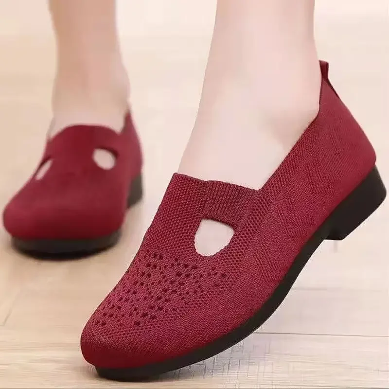 

Casual Shoes Women's Summer Mesh Breathable Flat Shoes Women Comfort Non-slip Sneaker Zapatillas De Muje Women Slip on Loafers