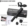 VictOptics S6 1-6x24 SFP Riflescope With Red&Green Illumination Turret lock System Wide Field of View Design For AR 15 .223 5.56 2