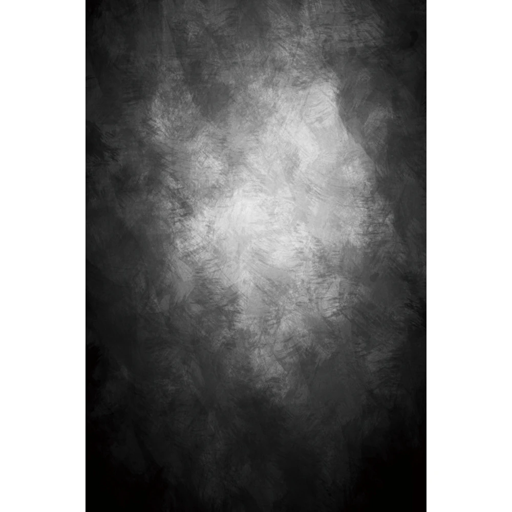 Black Gray Solid Gradient Abstract Photography Backdrop