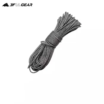 3F UL GEAR Outdoor Tent Reflective Rope With 10 Free Buttons 1.5MM 20 Meters Hiking Camping Nylon UHMWPE Windproof Rope Durable 3