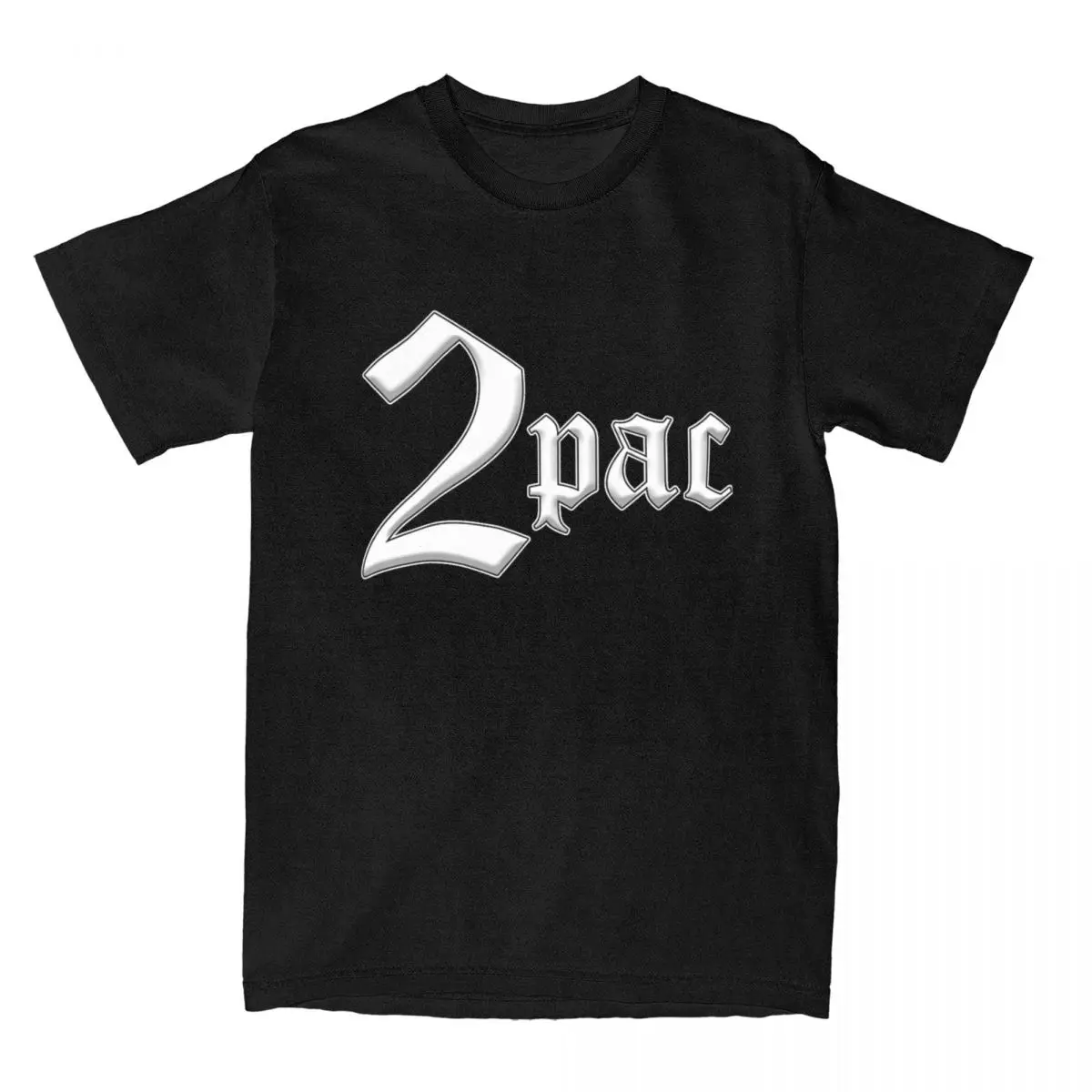 

Men Women's Rapper 2PAC Graphic T Shirt Stuff Crazy Pure Cotton Short Sleeve T Shirt Tops Gift Idea