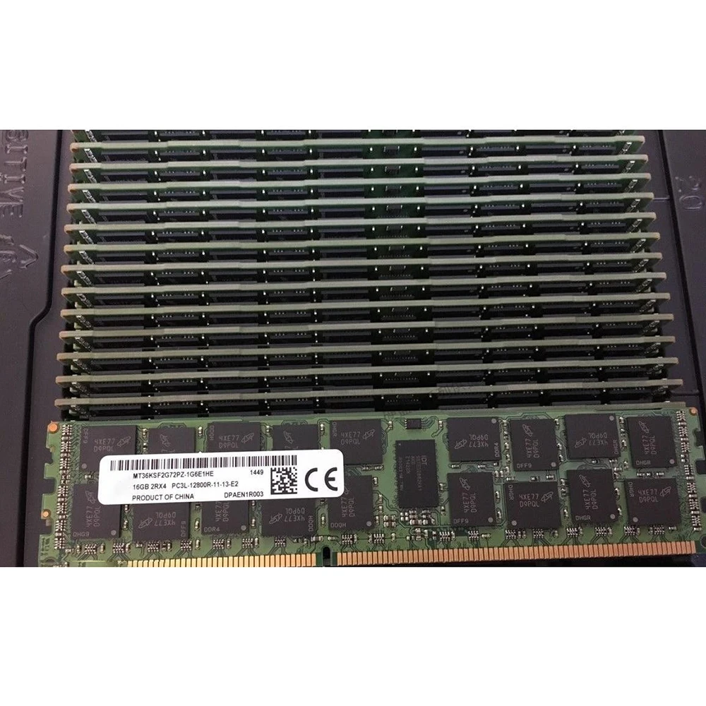 1Pcs For MT RAM 16GB 16G 2RX4 PC3L-12800R DDR3L 1600 Server Memory MT36KSF2G72PZ-1G6E1HE 5 1Pcs For MT RAM 16GB 16G 2RX4 PC3L-12800R DDR3L 1600 Server Memory MT36KSF2G72PZ-1G6E1HE - Image 3