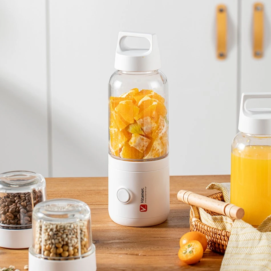 Vitamer Mini Portable Blender Usb Rechargeable 500ml Cup Bottle