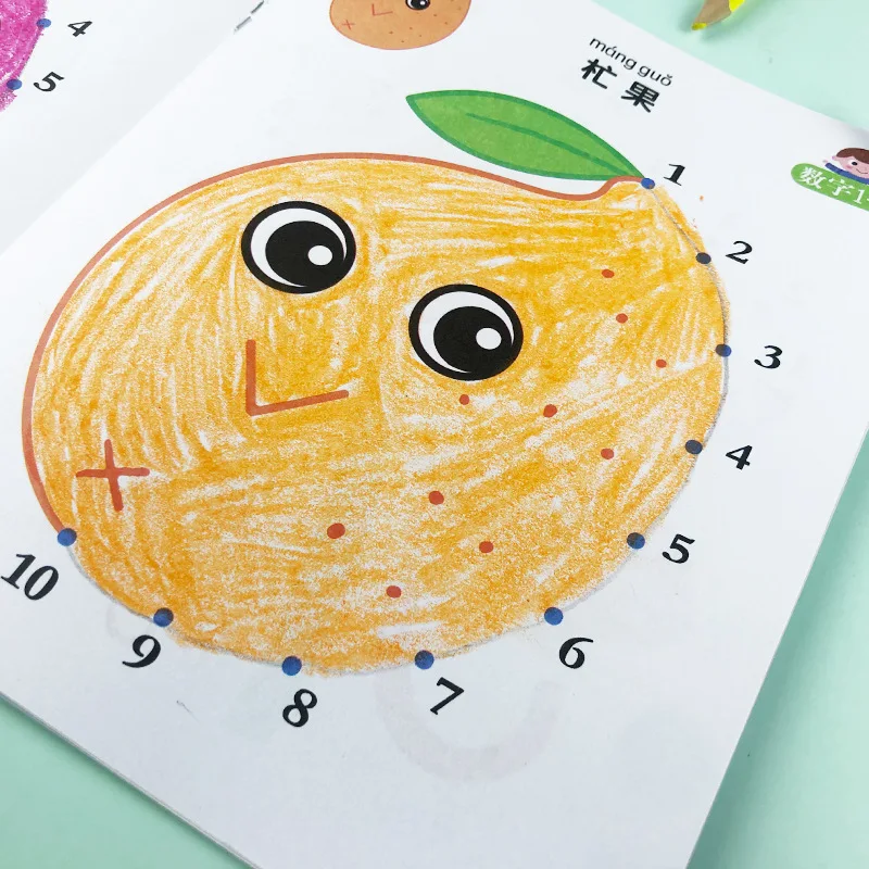 Libro di Disegno e Colorazione Passo dopo Passo per Bambini 2-6 Anni, Set da 8 Pezzi, Quaderno di Pittura per Educazione Precoce Prescolare - immagine 2