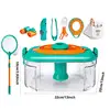 Bug Viewer Outdoor Insect Box Magnifier Observer Kit Insect Catcher Cage Kids Science Nature Exploration Tools Educational Toy 6