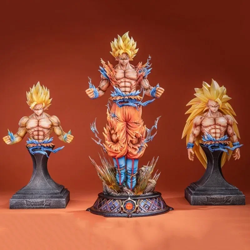 

32cm Anime SSJ3 Goku Dragon Ball Figures GK Super 3 Son Goku Super Saiyan Action Figures PVC Collection Model Toys Birthday Gift