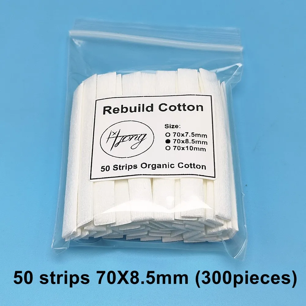 10/20/50 Strips Repair Cotton For RBK Xlim/XROS/OXVA/GTX/TPP