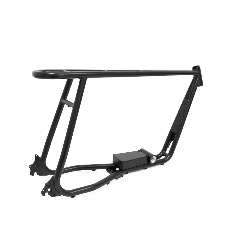 

2024 Mario Retro-100/Mini Black Color Frame For Electric Bike Bicycle Ebike 6061 Aluminum Alloy Frame