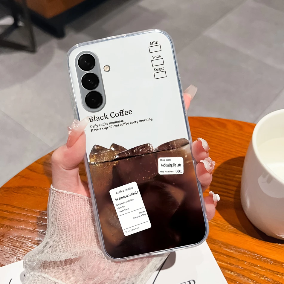 Gradient Flower Clear Soft Phone Case - Universal Back Cover Housing