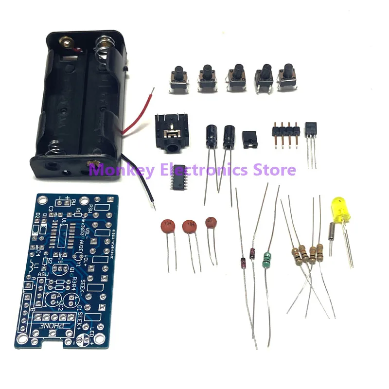 DIY FM Radio Kit 76108MHZ Handson Training Kit DIY Kit