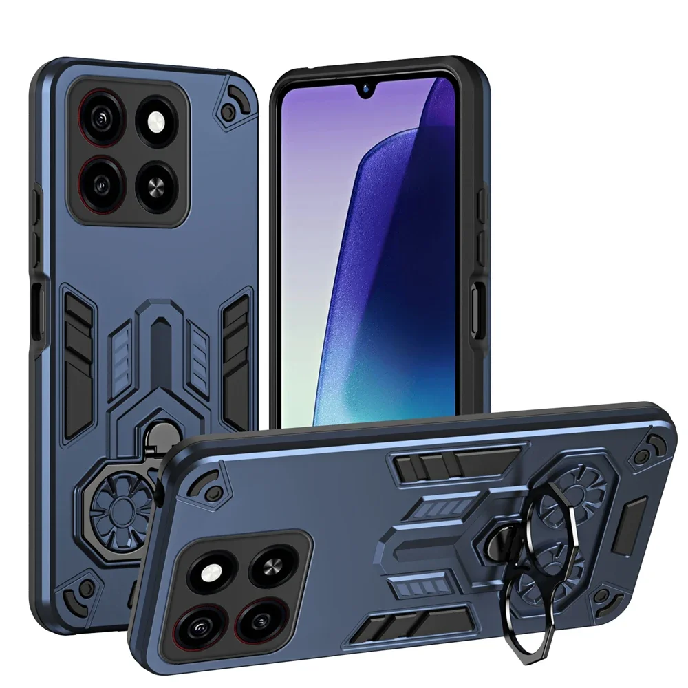 Durable Armor Case with Metal Ring Stand - Enhanced Protection Cover