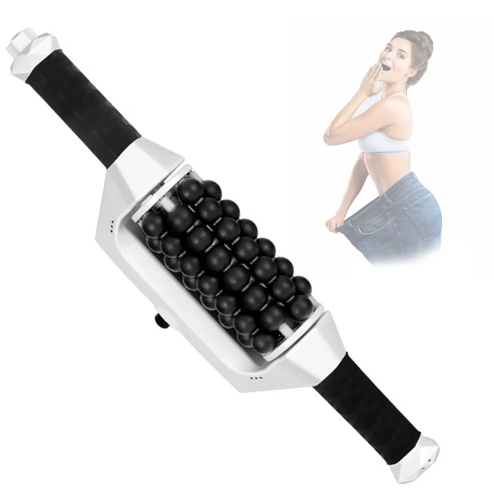 Rechargeable Cordless 70W Electric Massage Roller Powerful Body Slimming Machine for Muscle Relaxation and Body Shaping Upgrade