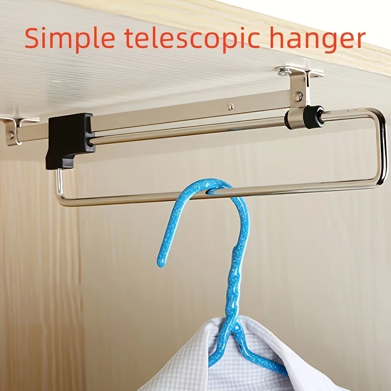 Metal Telescopic Pants Hanger for Wardrobe Organization