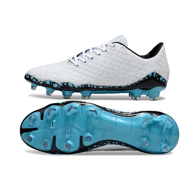 Gem Stripe Footie-Light Blue