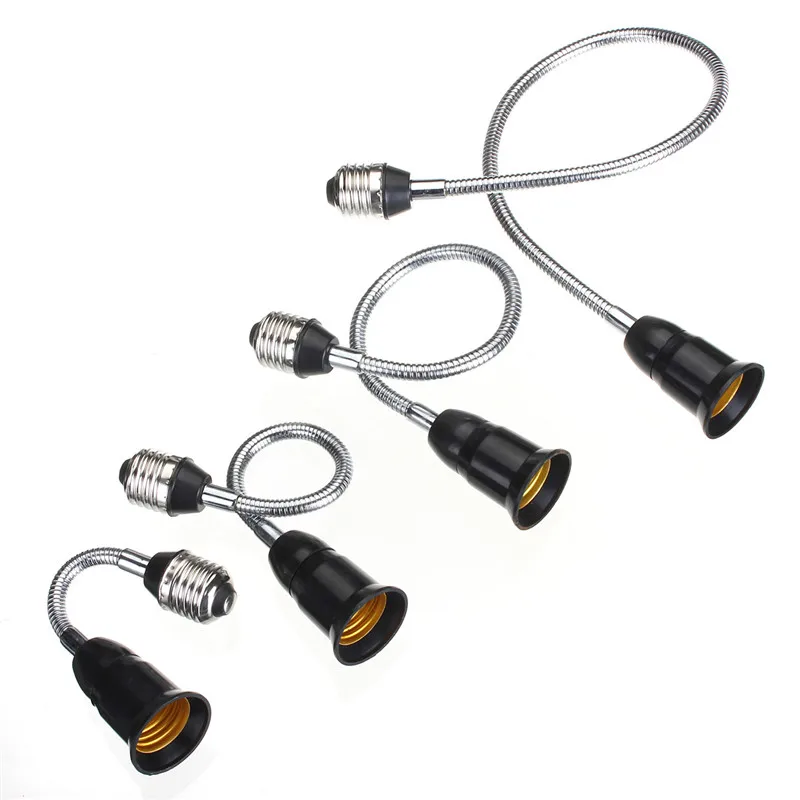 E27 Extension Adapter Bulb Lamp Holder LED Light Flexible Converter Screw Socket 