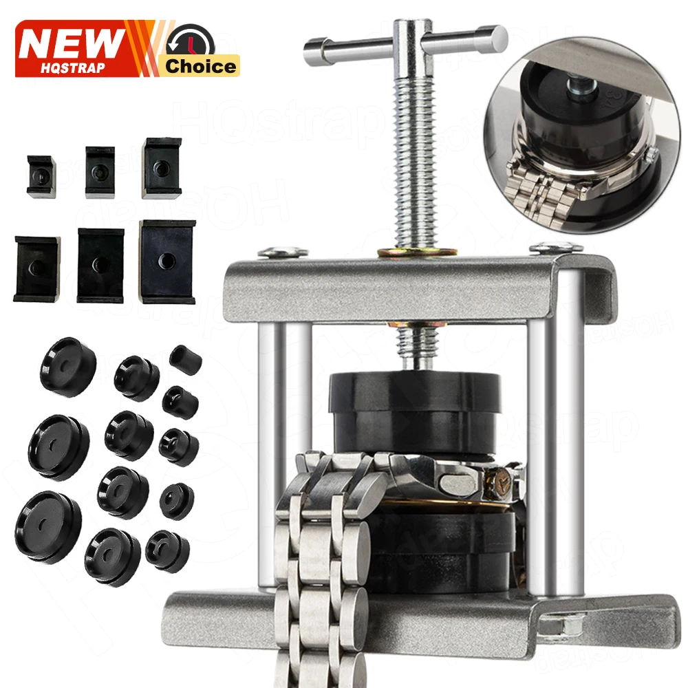 Comprehensive Watch Back Closing Tool and Die Kit - 30-Piece Set