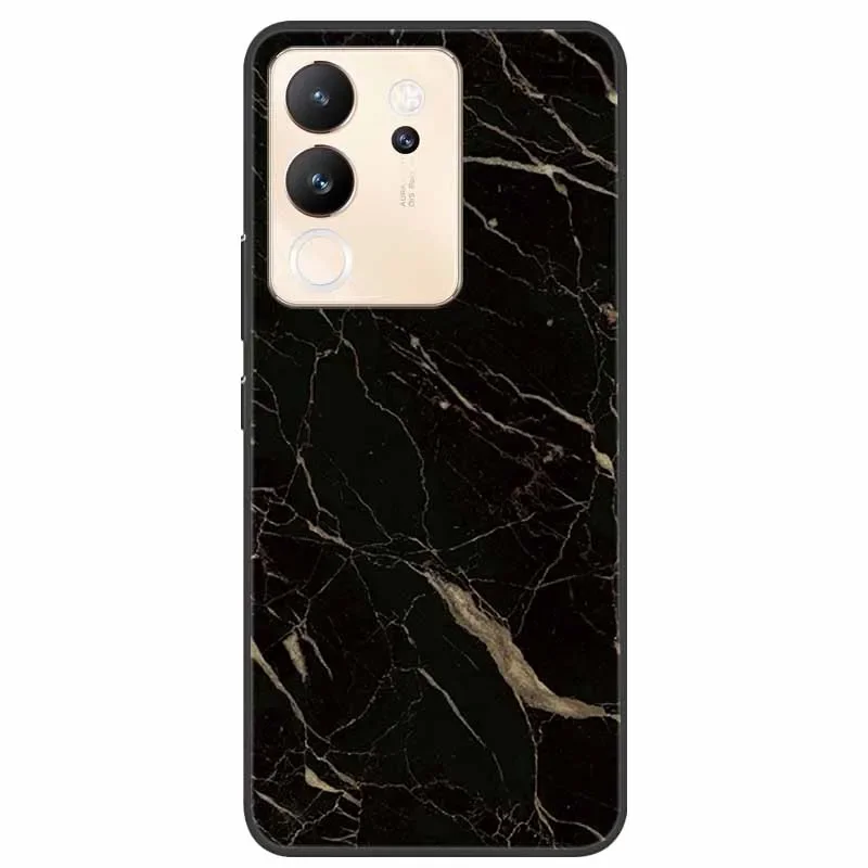 Lovely Marble Print TPU Silicone Phone Cover - Soft and Stylish Protection with Cool Design