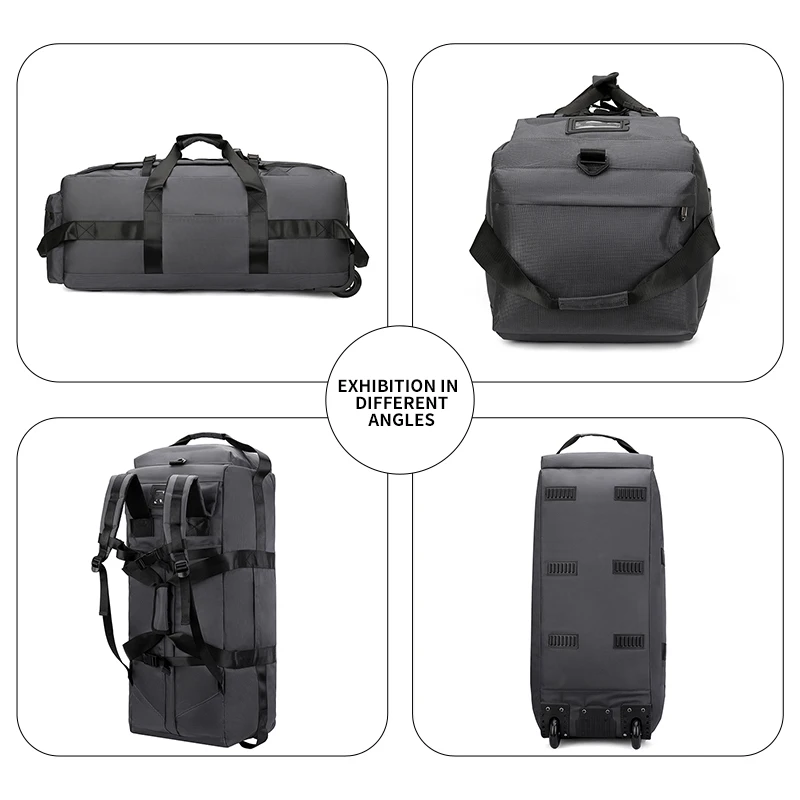 Bolso de viaje con ruedas grande equipaje de mano práctico_voghion.com
