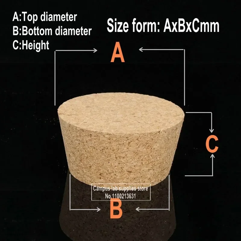 2pcs/lot Lab 72mm-105mm Wood Big Cork Thermos Bottle Stopper Essential Oil Pudding Glass Bottle Lid lab bottle stopper