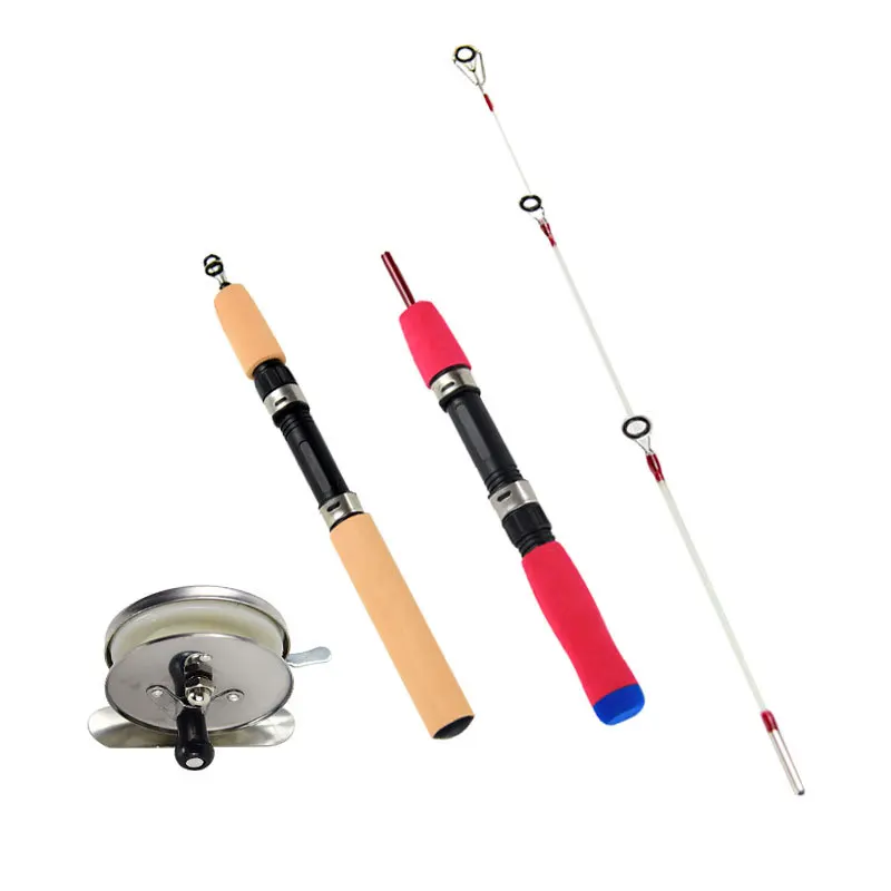 65 in. Telescopic Carbon Fiber Fishing Rod and Reel Combo