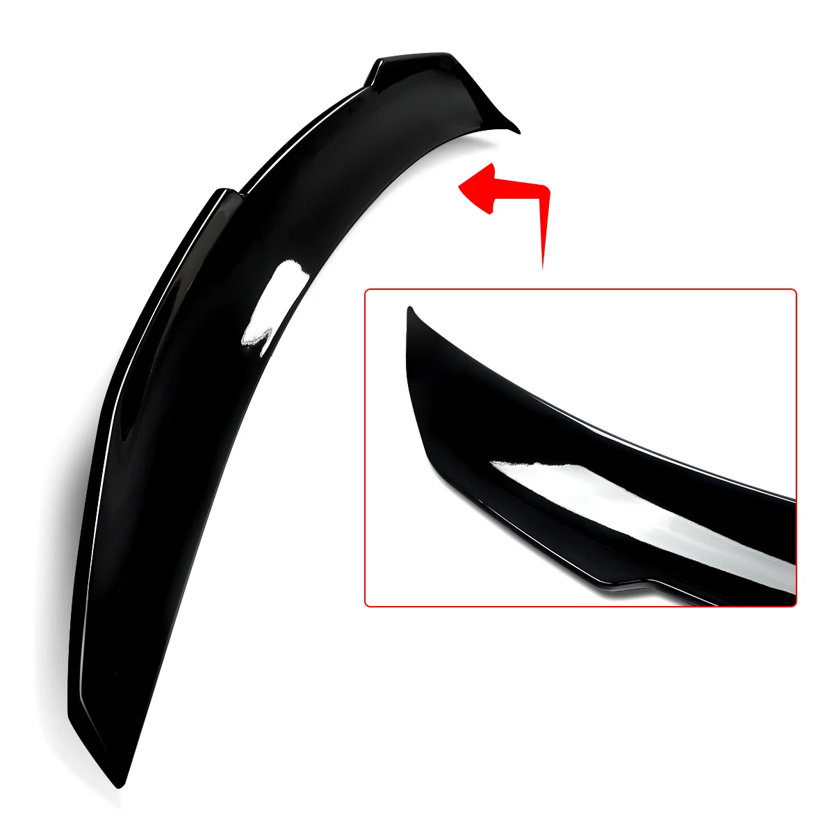 MAGICKIT PSM Style for Infiniti G25 G35 G37 Q40 4 Door Sedan Rear Trunk Spoiler 2007-2015 Rear Spoiler Wing Lip Extension