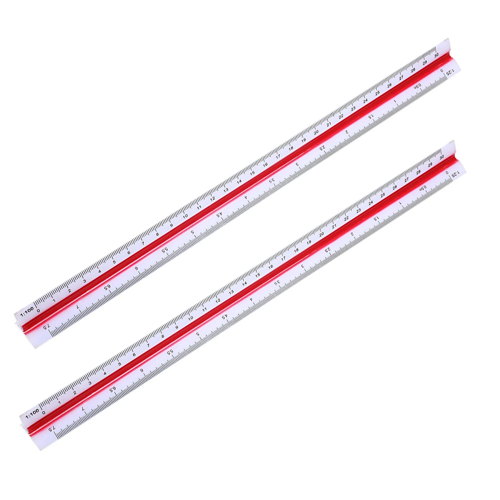 A63T-2X 1:20 1:25 1:50 1:75 1:100 1:125 플라스틱 삼각 스케일 자