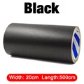 Black 20cm x 500cm