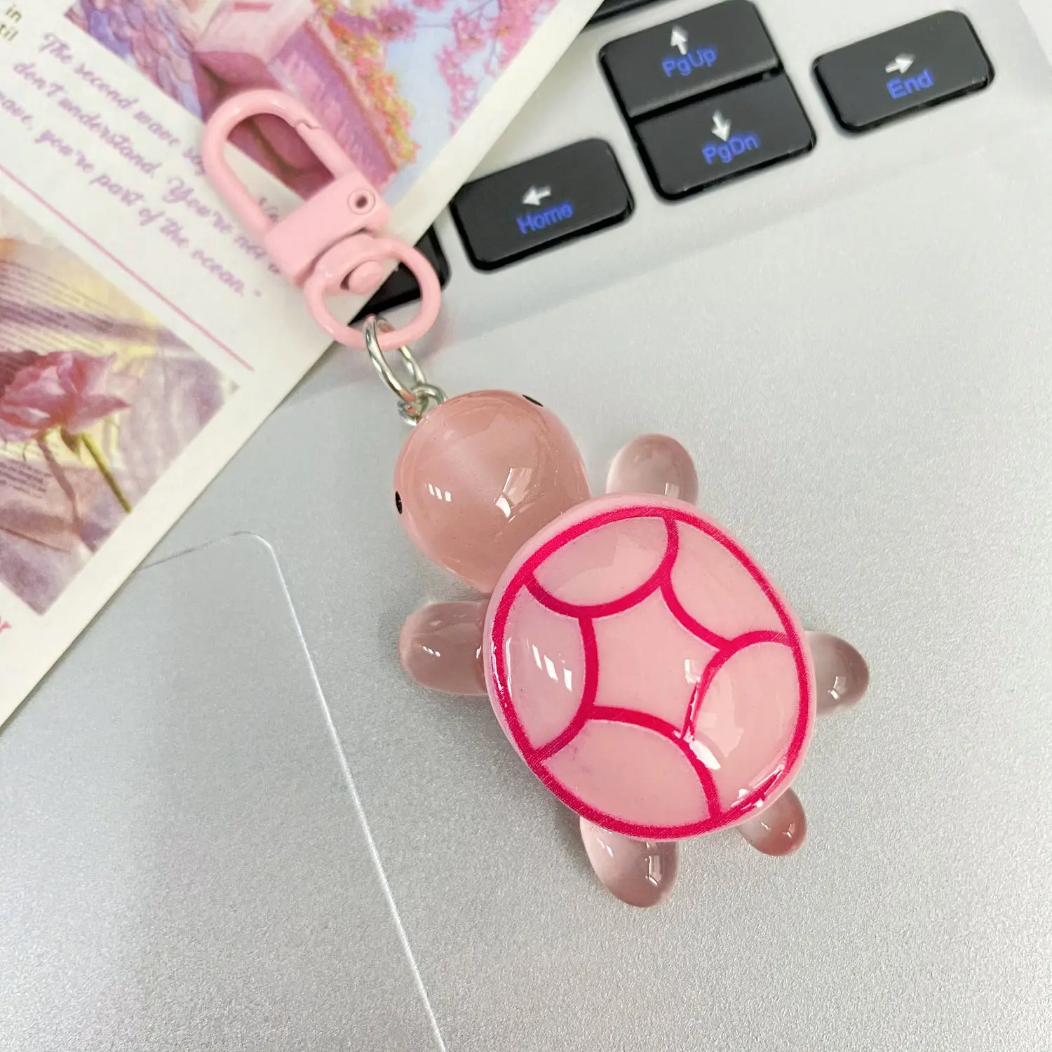 20PC Glow in The Dark Schildkröte Schlüsselanhänger für Frauen Tasche Anhänger Niedliche leuchtende Schildkröte Schlüsselanhänger Tier Schlüsselanhänger Freundin DIYGeschenk – Detail 14