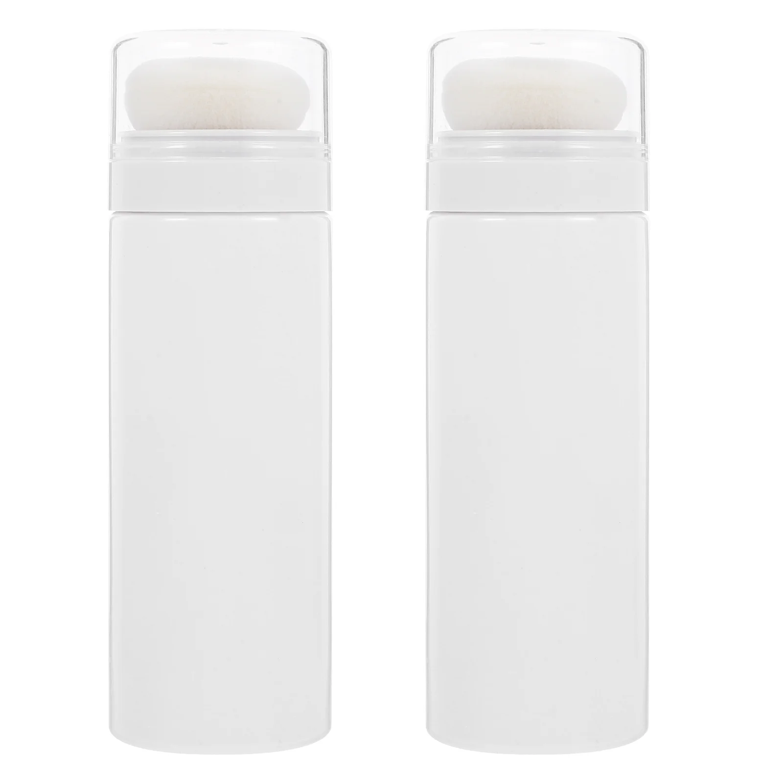 

2pcs Infant Talcum Powder Containers Puff Boxes Baby Powder Boxes Bottles