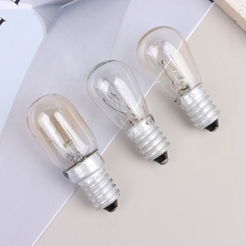 

1Pc 10/15/20/25W E14 Oven Light Bulb Halogen Oven Refrigerator Lamp High Temperature Resistant Safe Dryer Microwave Light Bulb