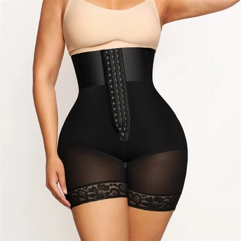 Women High Waist Body Shaper Panties Butt Lifter Slim Shapewear BBL Shorts Tummy Control Bandage Panties 1