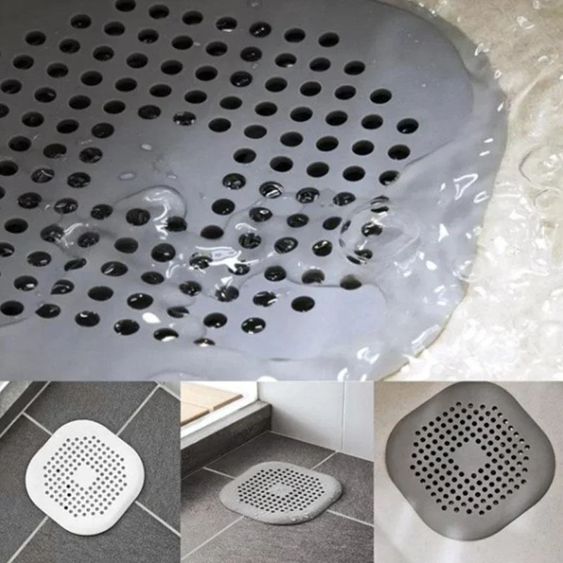 1PC Kitchen Sink Anti-clogging Silicone Floor Drain Cover Bathroom Drain Hair Filter Screen