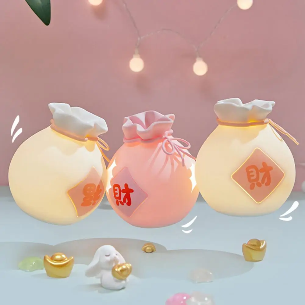 

Портативная перезаряжаемая светодиодная подсветка, яркая китайская сумочка на удачу, Детская автоматическая защита глаз