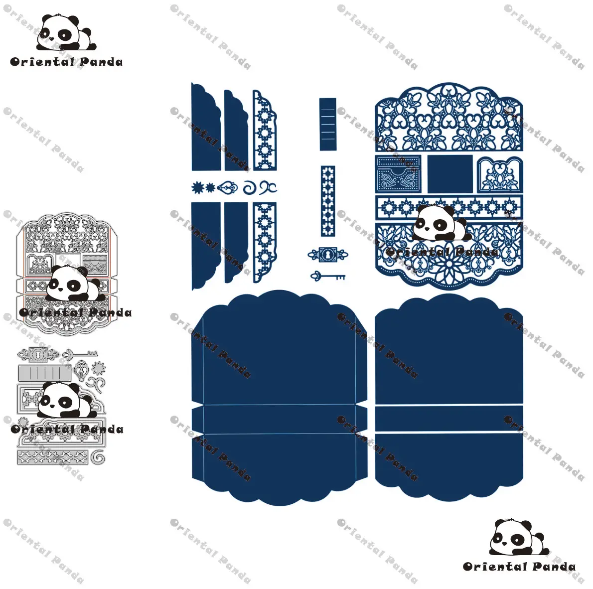 New Mold 2023 DIY Embossing Die Cutting Precious Fold 3D Flower Mold
