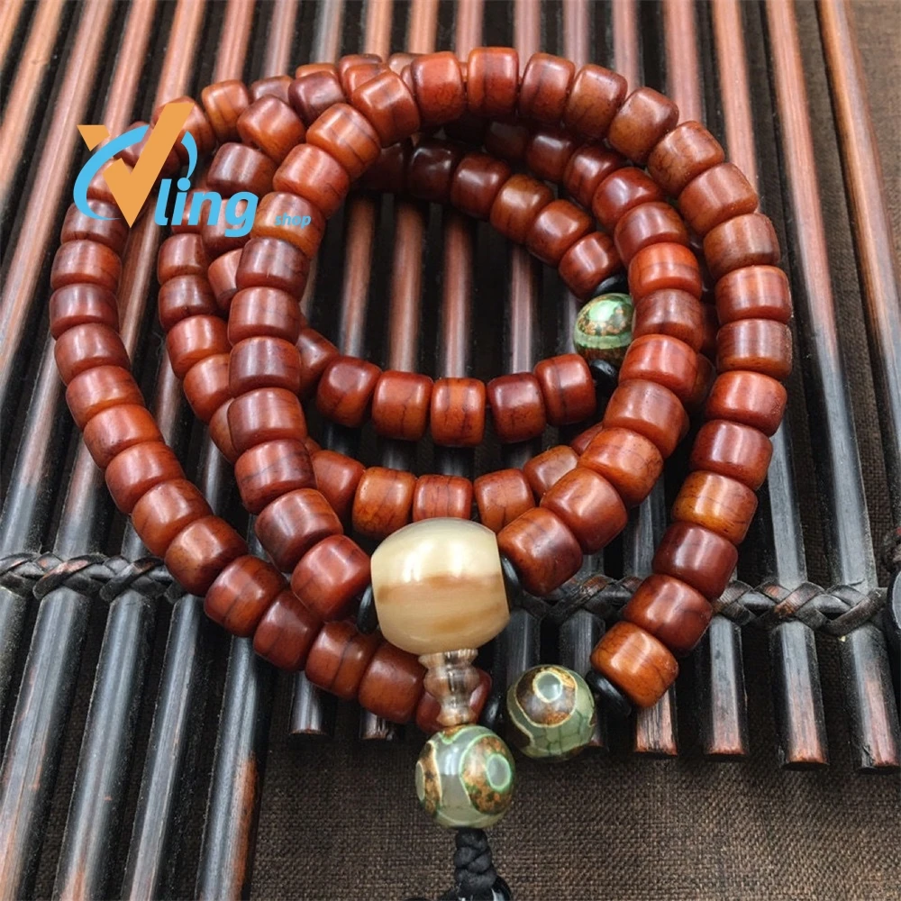 108 Natural Tibetan Yak BonGiftsPersonalizedBracelet BohoBest Sellers2022 Products NickYoung Girls FashionGifts For Boyfriend