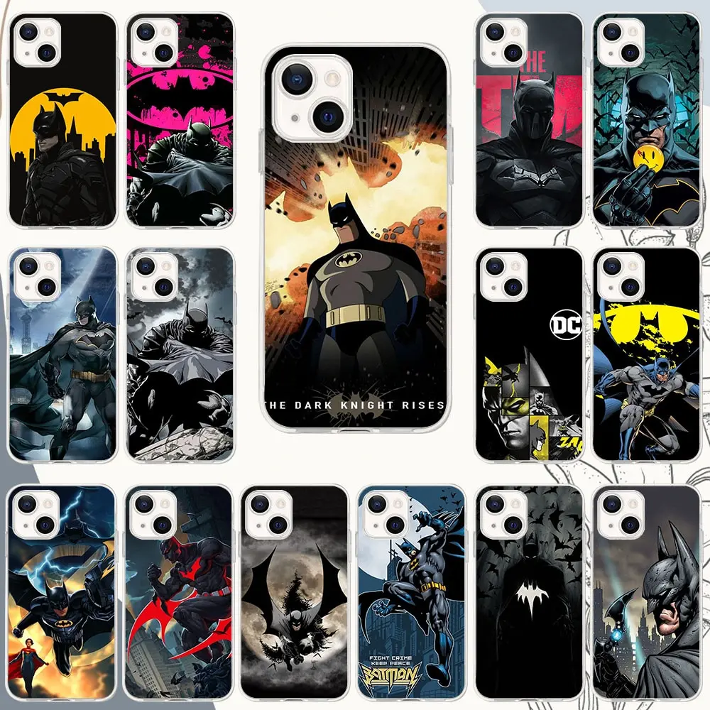 Tr-5 Custodia Morbida Batman Per Tecno Spark Go 6 7 7T 7P 8 8C 8P Pova 2 3 4 Air Go Lte Pro