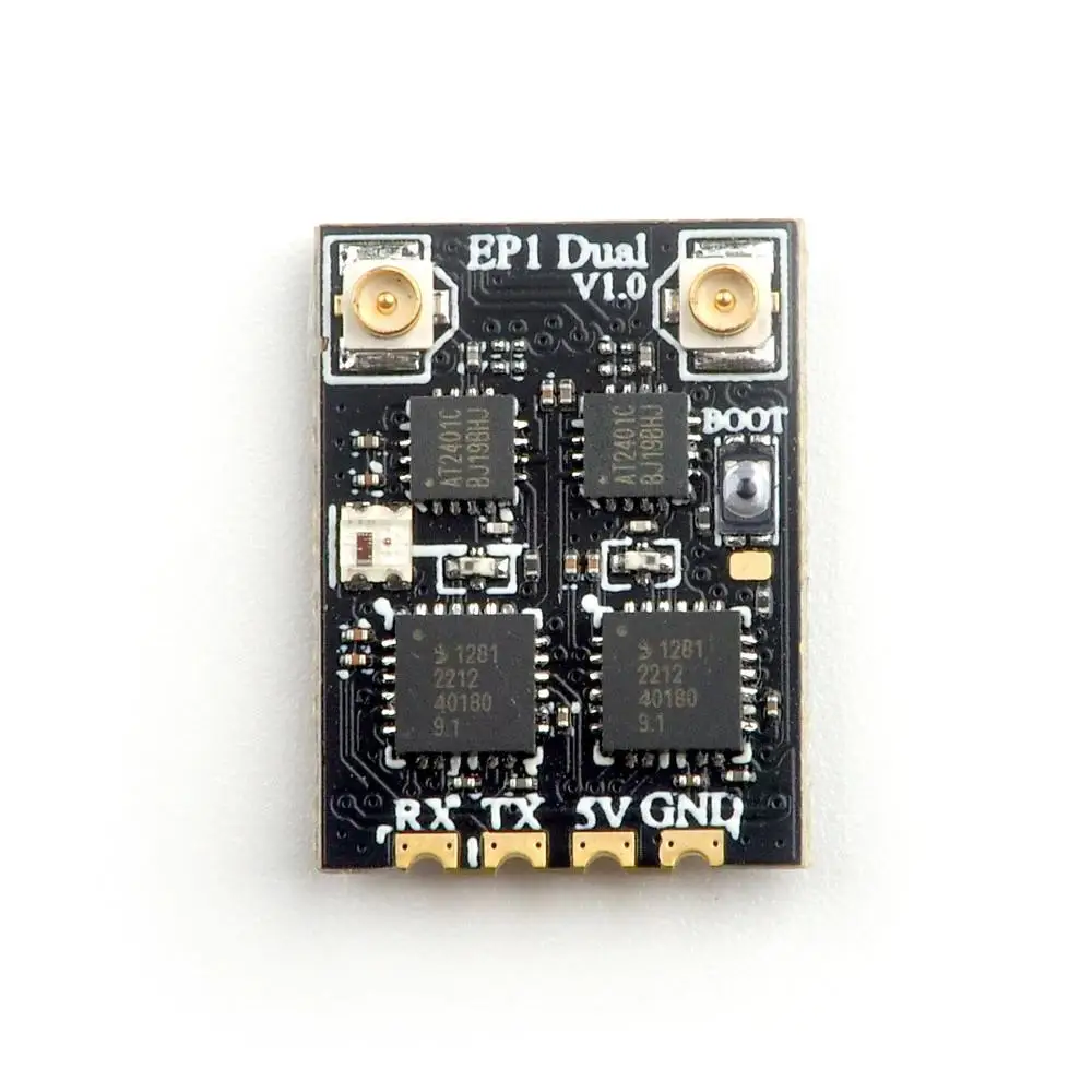 HappyModel ExpressLRS ELRS 2.4G RX SX1280 Nano Long Range Receiver PP EP1 EP2 RX EP1 TCXO/EP2 TCXO 10X10mm for RC Airplane 38